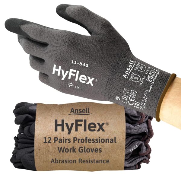 Industrial safety gloves for heavy-duty work HYFIEX/I1-840