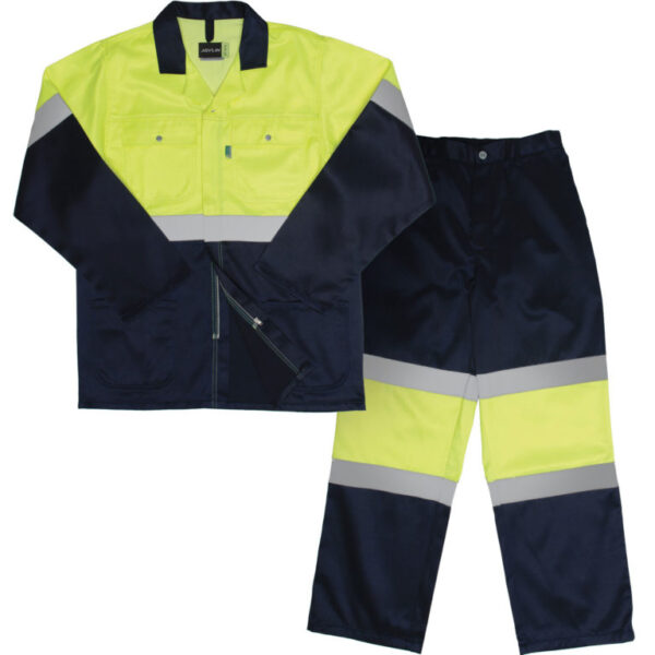 Industrial safety overalls two pieces